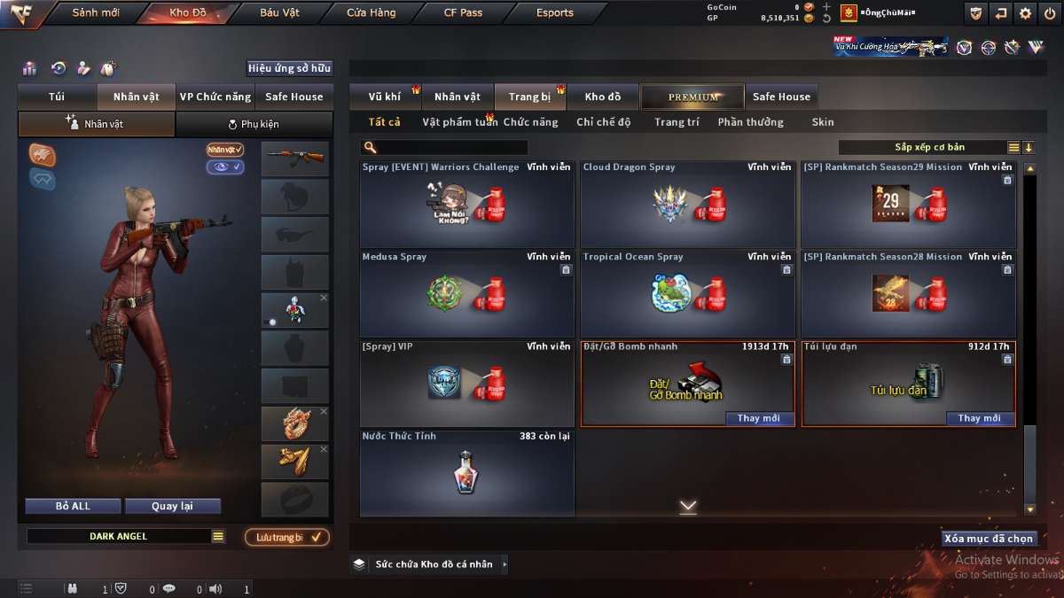 shop acc cf uy tin gia re